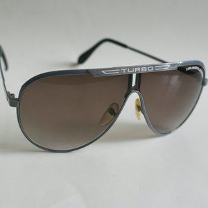NWOT True Vintage classic Aviator w/ "TURBO" logo Sports sunglasses